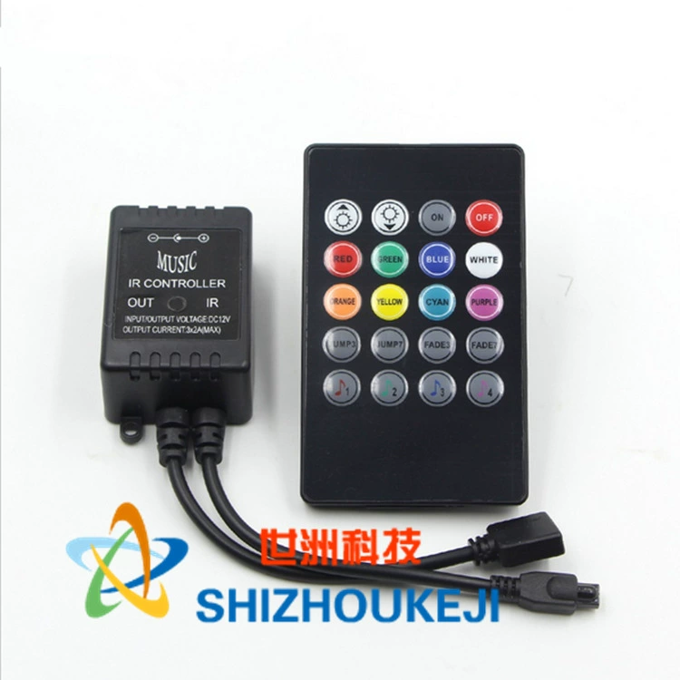 Colorful LED light strip, music smart lights, controller, remote control, 20 keys