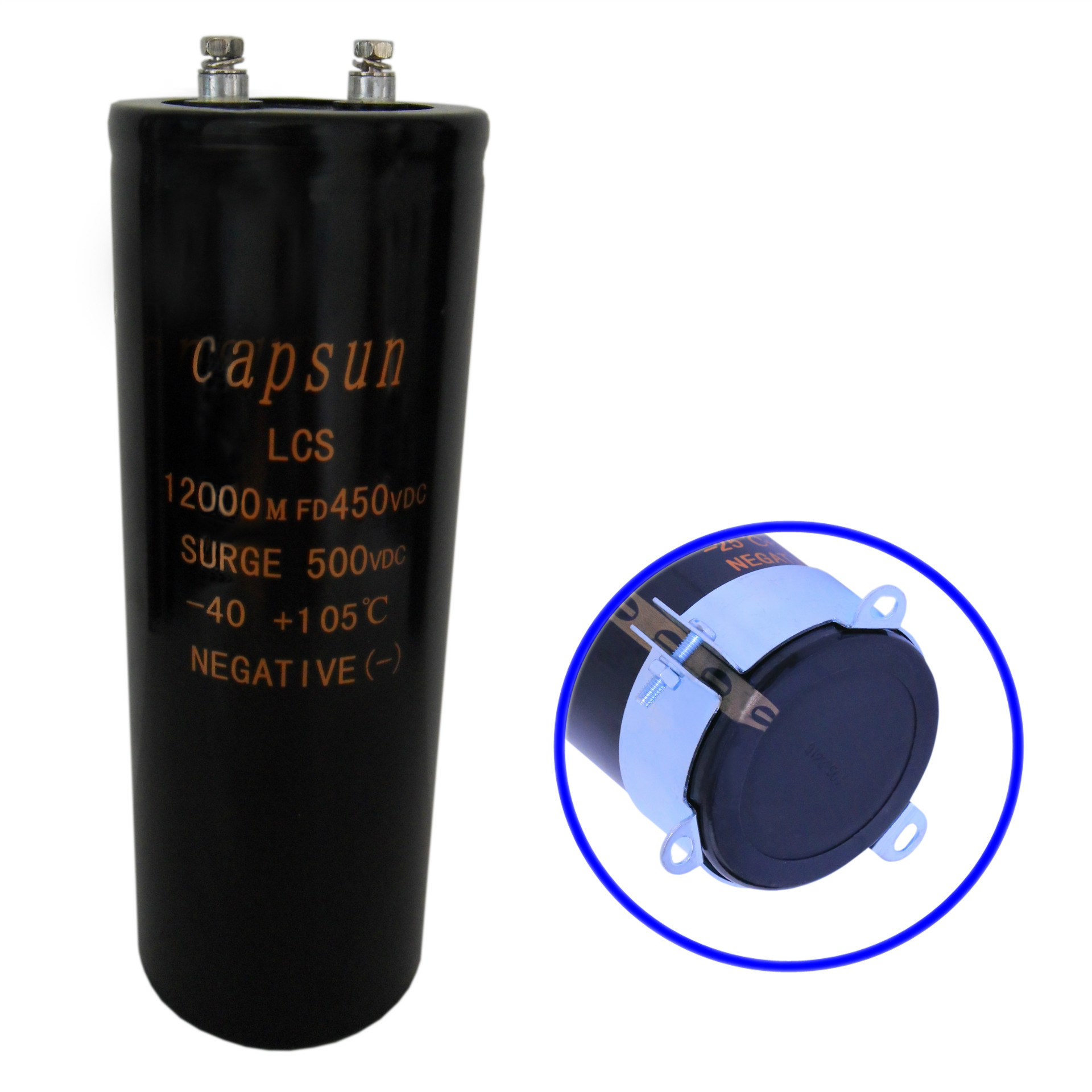 超大容量 螺栓式电解电容450V12000UF铝电解电容器,品质保障