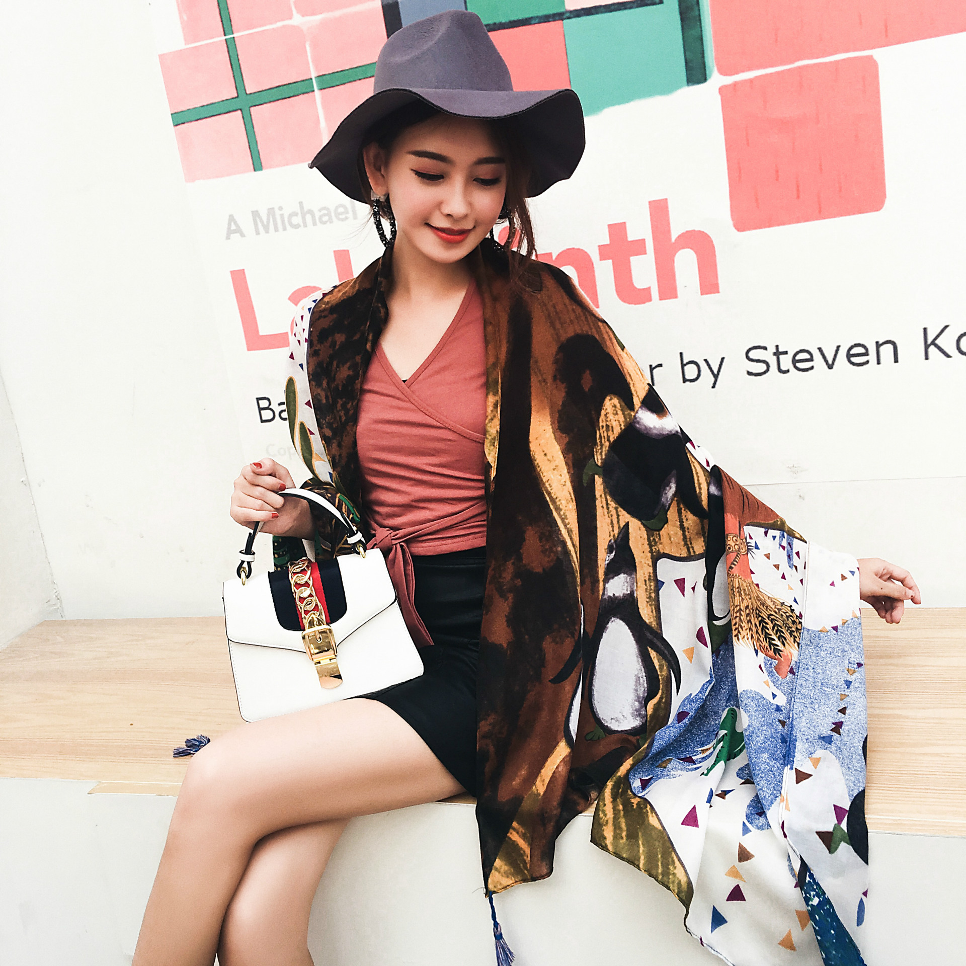 Cottonscarf (Model color)NHYC0634-Model color