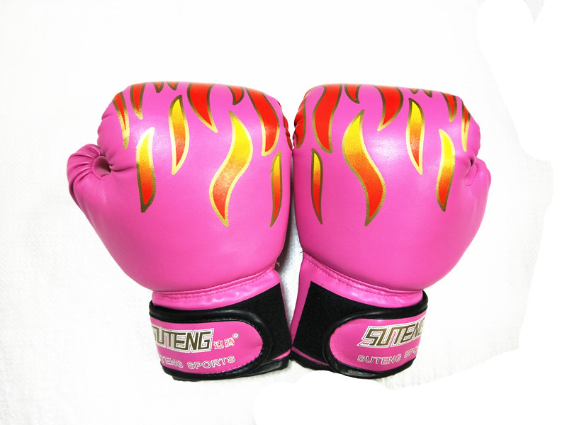 Colorful Flame Kids Gloves - Pink