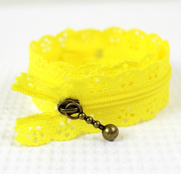 direct deal 30cm Lace lace zipper Full color Luggage and luggage Clothes & Accessories zipper