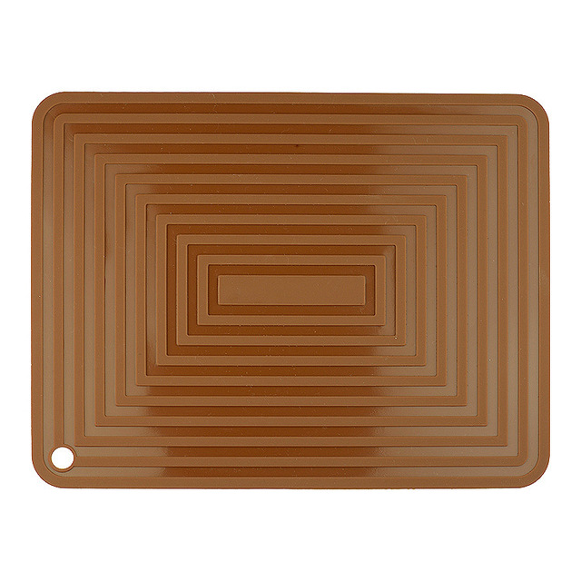 gợn sóng hình chữ nhật lớn cách mat silicone mat nồi pad mat bát mat cấp thực phẩm silicone mat pad Tây Silicone giả