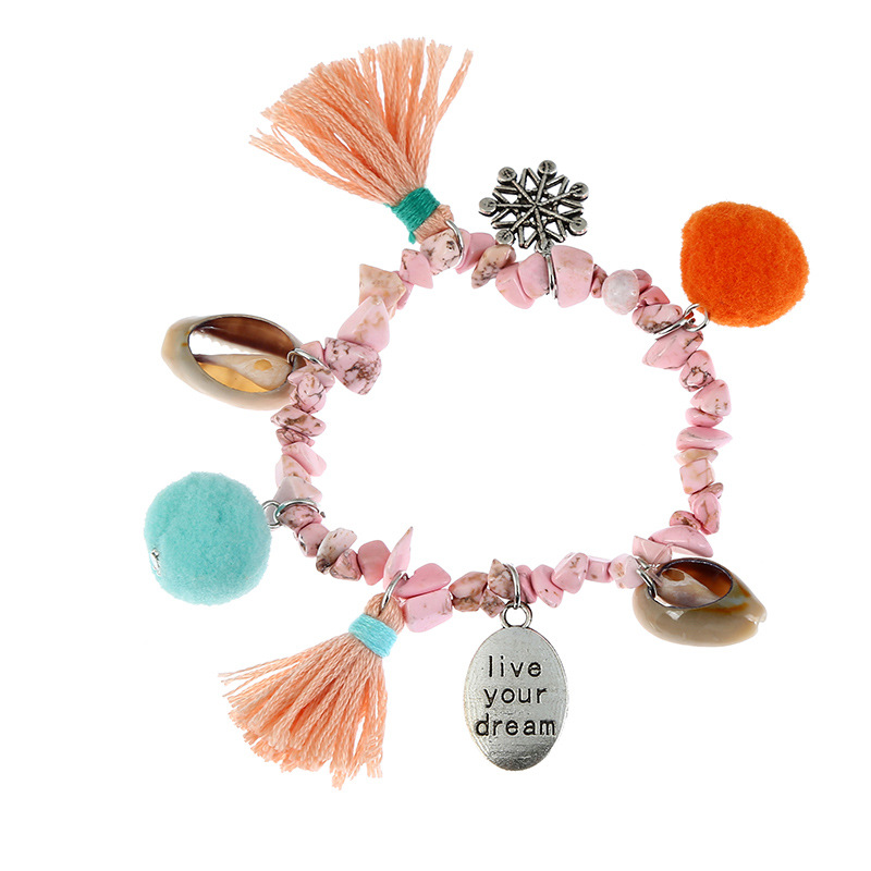 Fashion OL shellBracelet (Lake blue)NHNNZ3018-Lake blue