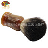 High -end silver -headed road, Maohu, brushing mirror polishing, imitation agate yellow coffee pearl light Hu brush handle direct sales