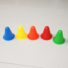 Flat Flower Post In-line Skating Obstacle Corner Marker 8cm Marker Tube Around the Post Small Cone Bucket Sports Training Track Supplies 