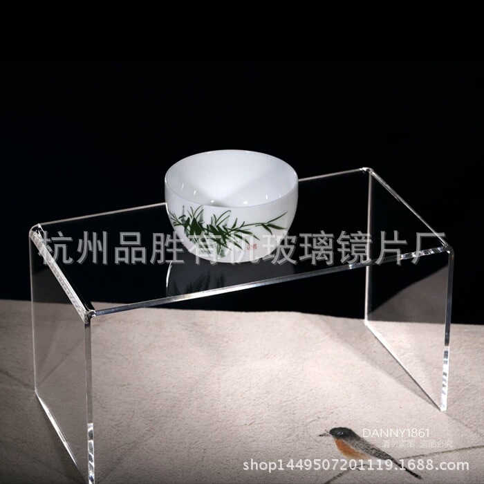 厂家生产亚克力透明水晶珠宝首饰戒指有机玻璃展台 展架 道具可定