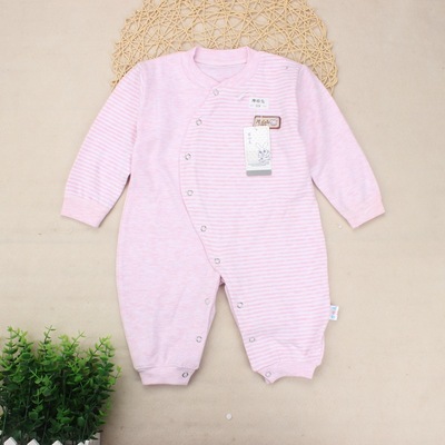 2018 new pattern baby one-piece garment men and women baby Romper pure cotton Shu velvet lateral forepart Climbing clothes Newborn clothes Long sleeve