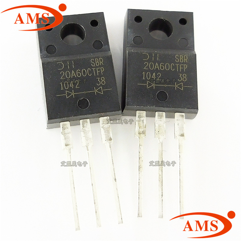 SBR20A60CTFP SBR20A60 TO220F 直插肖特基三极管 全新现货