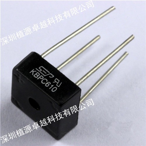 【整流桥 方桥 桥堆 6A/1000V】 KBPC610 SEP 全新正品