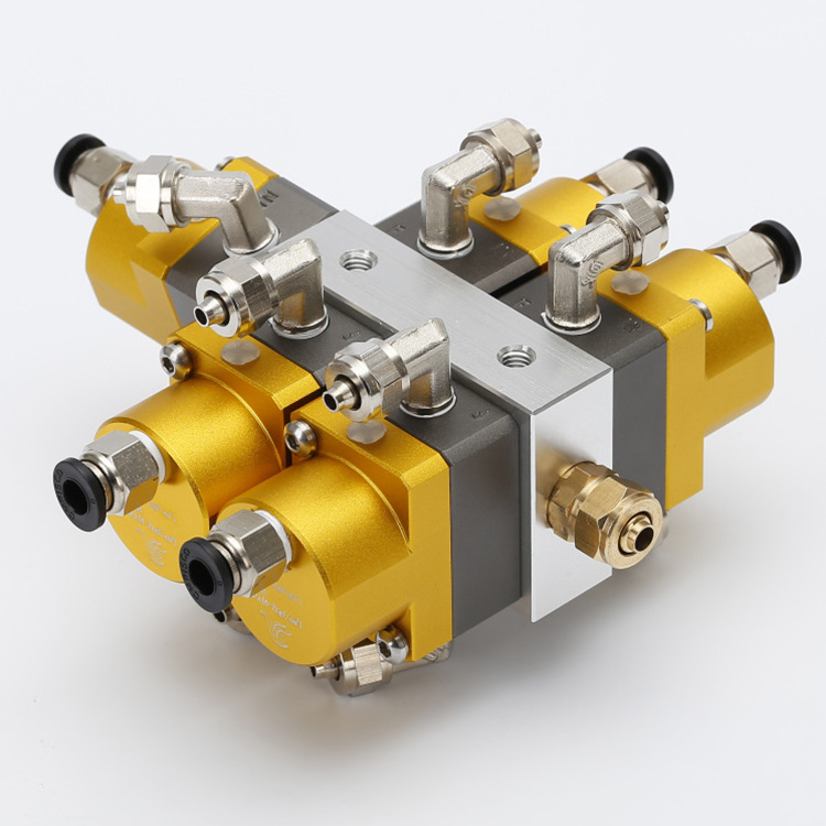 飞吻涂装设备厂家批发自动快速换色阀涂料混色换漆阀喷涂设备配件