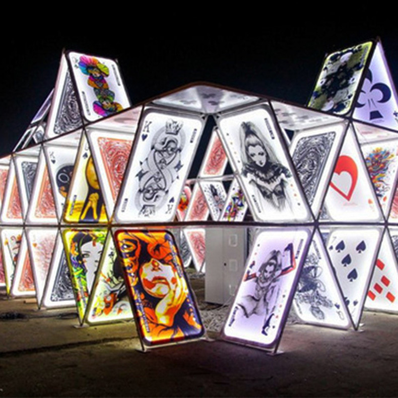 רҵ������������Ļǽ��������С����԰������ҹ��LED��װ��Ч��