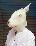 Симпатичная маска на голову кролика, текстурированная повязка на голову с длинными ушами и серым кроликом, маска животного, реквизит для свадебной фотографии