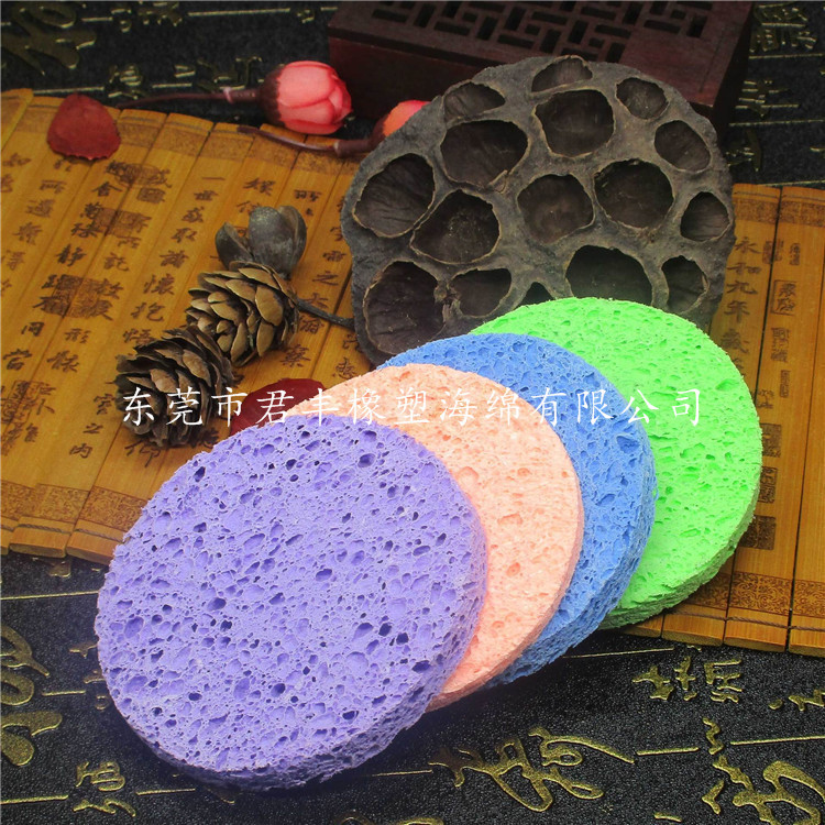 生产压缩缝剂施工海绵擦 20MM彩色木浆海棉瓷砖清洁泡沫块