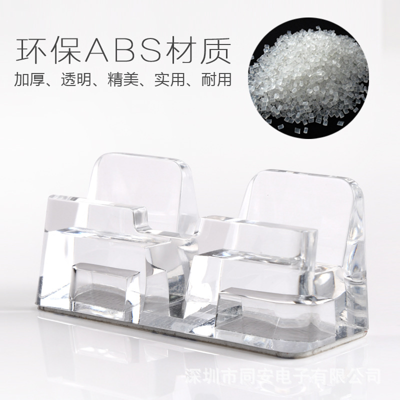 Soporte Acrílico Transparente para Exhibición de Electrónicos — Base para Teléfonos y Accesorios