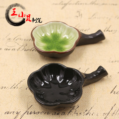 Plum blossom water dish, ceramic four treasures in the study set, ink dish, ceramic pen holder, seven-color plate