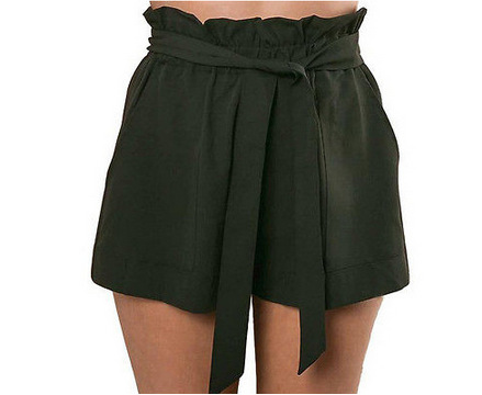 Casual High Waisted Shorts Summer Style Belted Design Comfortable Fit Perfect for Everyday Wear Wholesale Available