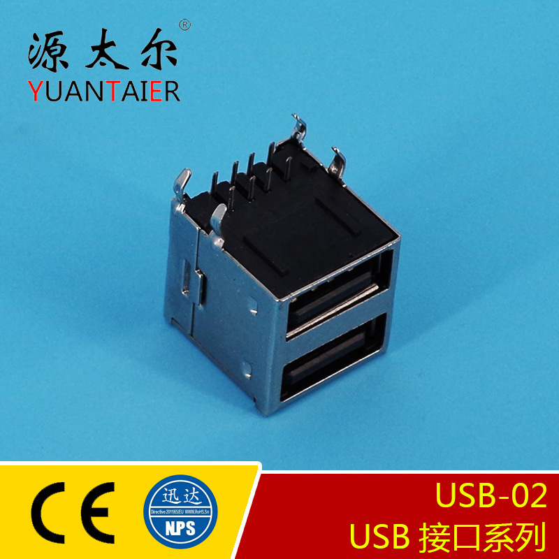 USB-02 רҵ����˫��USB�ӿ� ˫��PCBͨѶ�Ӳ�� USB˫��ĸ��