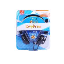 danyin/電音 DT-868台式電腦頭戴式手機耳機長線游戲耳麥帶話筒cf