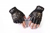 Non-slip climbing gloves for gym, fingerless