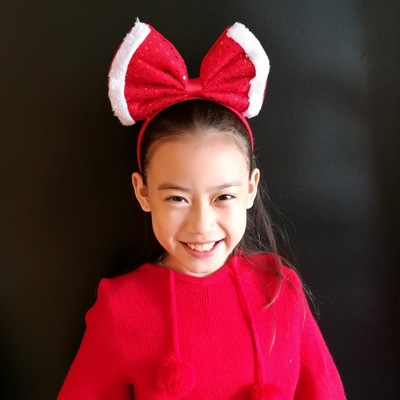 大蝴蝶结发簪 头扣  发箍 新年节日礼品装饰 礼物