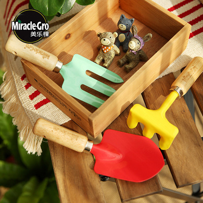 Melaleuca trees children plant tool Three-piece Suite Shovel Rake Fork gardening tool child Toys