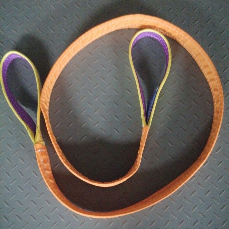 扁平吊装带3t3m 吊带3t5m 带护套吊装带 聚氨酯