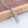 BTS peripheral bulletproof juvenile group collective personal type titanium steel necklace EXO tfboys same vertical necklace