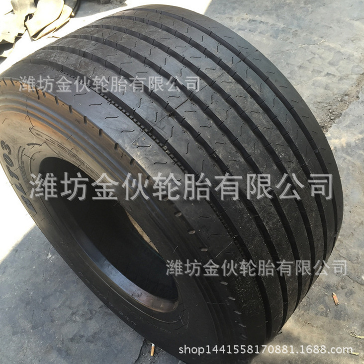 厂家供应 435/50R19.5 拖车轮胎 宽胎防下陷轮胎 牧场搅拌车出口