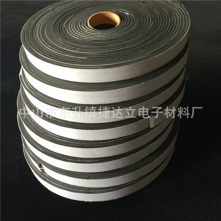 直销 EVA海绵胶 防震条 胶垫胶条 单面黑色双面批发