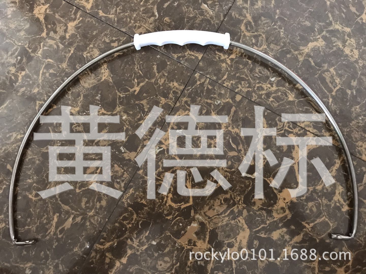 5厘压头不锈钢PP扁白家居桶桶钩桶把桶耳桶提手