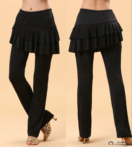 Square dance clothing new style suit middle-aged and elderly dance suspenders bottoming shirt pants suit dance clothes dance clothes for women