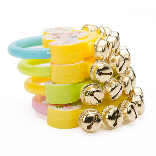 New maternal and infant gifts, early education teaching aids, newborn baby hand rattles, baby toys 0-1 years old, street stall hot selling batch