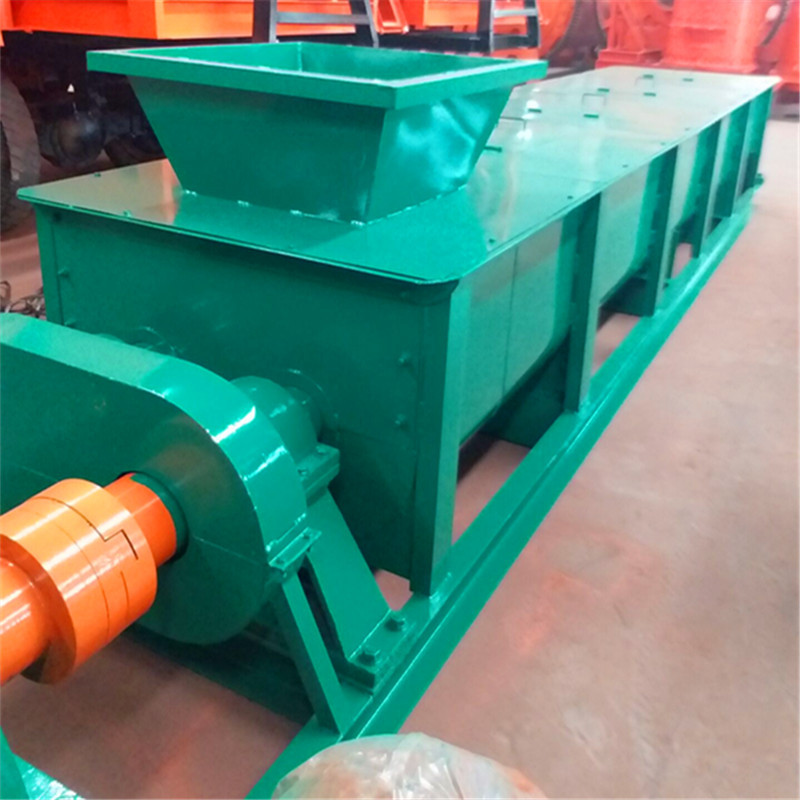 直销加盖干湿一机多用搅拌机 卧式双螺旋轴粉尘加湿双轴搅拌机