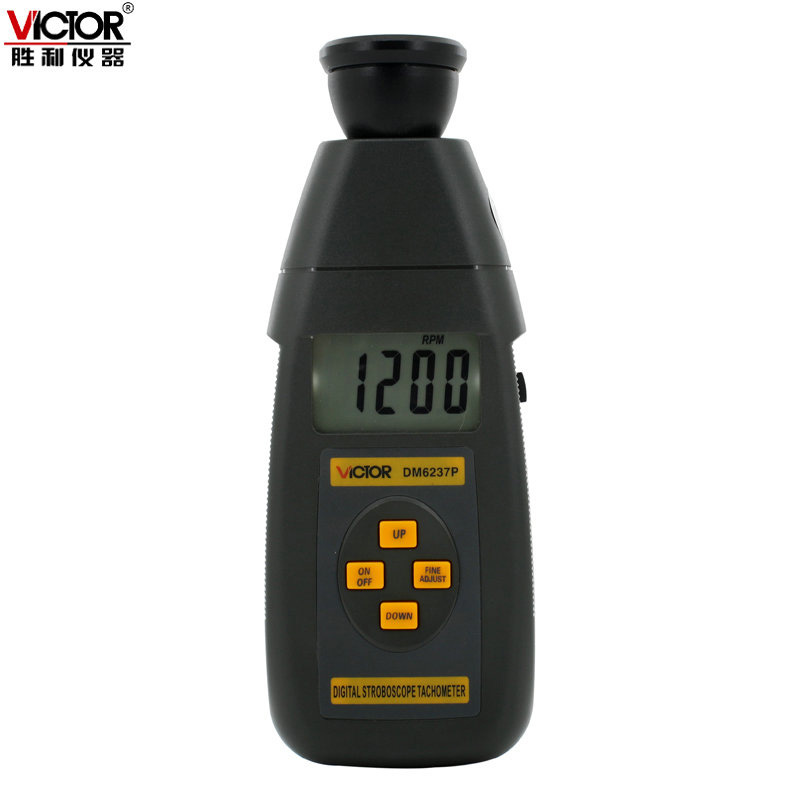 胜利 DM6237P 闪频测速仪 高精度转速表 非接触转速表 数字闪频仪
