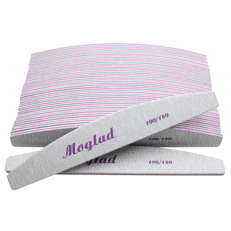 Exclusivo transfronterizo para marcas independientes 100/180 medio mes lima de uñas gris puede ser autorizado para AliExpress