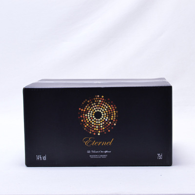 纸箱生产厂家定制黑色红酒纸箱红酒盒子彩印瓦楞包装盒免费设计