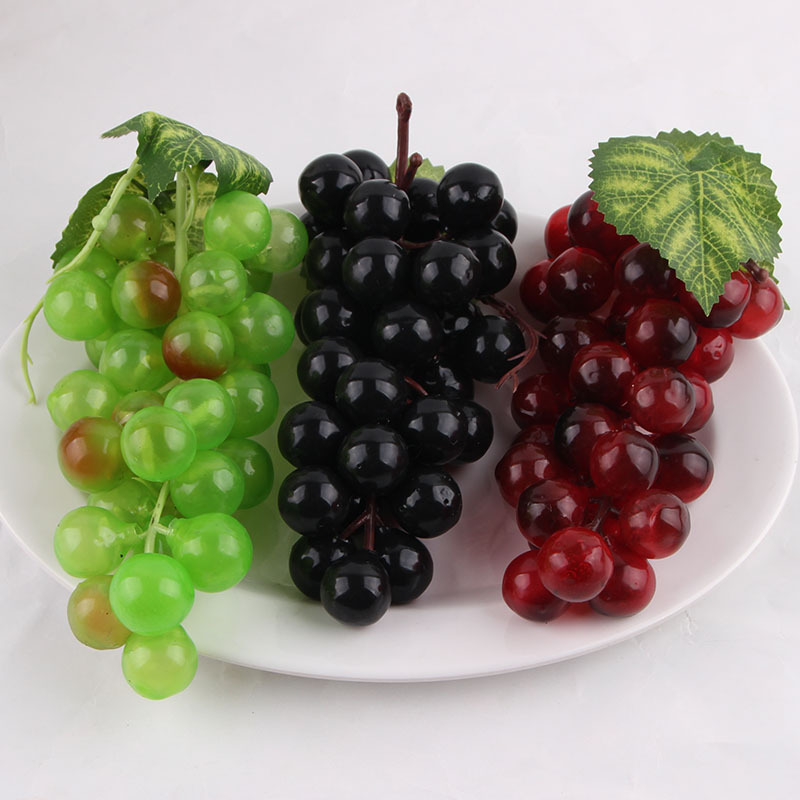 2020 Lifelike Artificial Grapes Plastic Artificial Flowers Fake