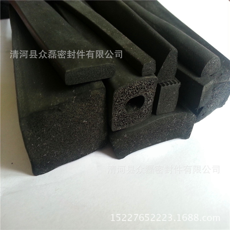 供应方形自粘密封条  机柜防水 防尘橡胶条 三元乙丙海绵发泡条