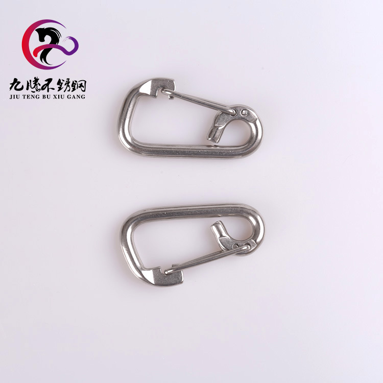 产地货源批发固定弹簧简易钩蛋形304不锈钢户外安全健身瑜伽快挂|ru