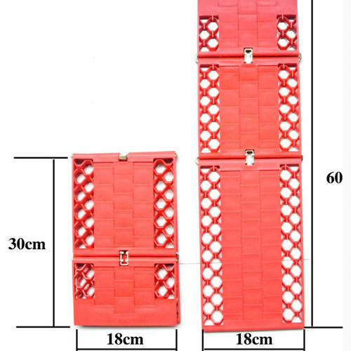 Car escape board, crawler track, mud, snow and sand vehicle traction self-rescuer, off-road vehicle sandproof mat, self-driving travel equipment