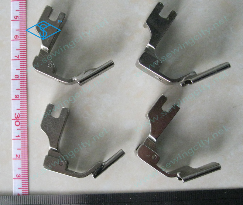 S10A平车贴花边织带压脚 领压条压脚 橡筋花边导带压脚扒条压脚