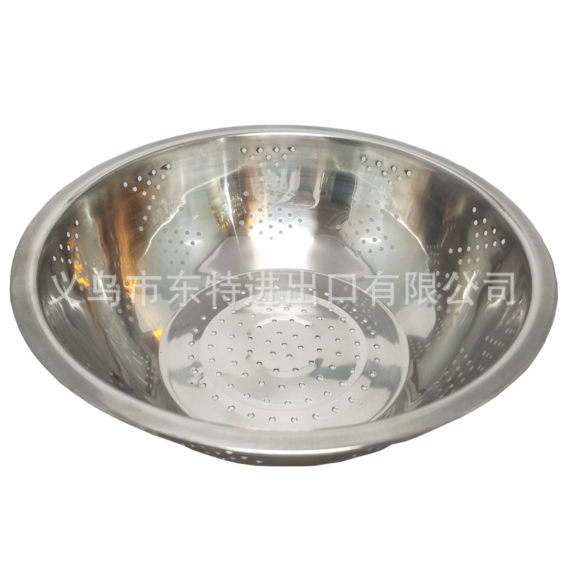 Factory direct sales: 4-piece set of stainless steel cookware, double-layer steaming pot, rice sieve, 3-piece set, gift set detail image 2
