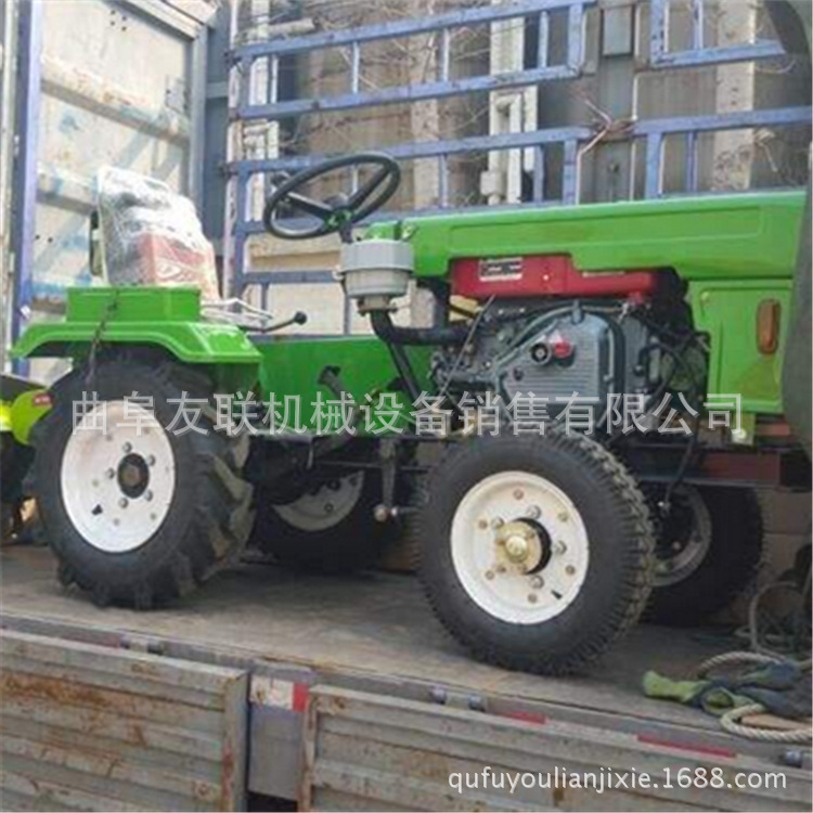 低矮型四轮四驱拖拉机 果园开沟机 30马力四驱小四轮拖拉机24