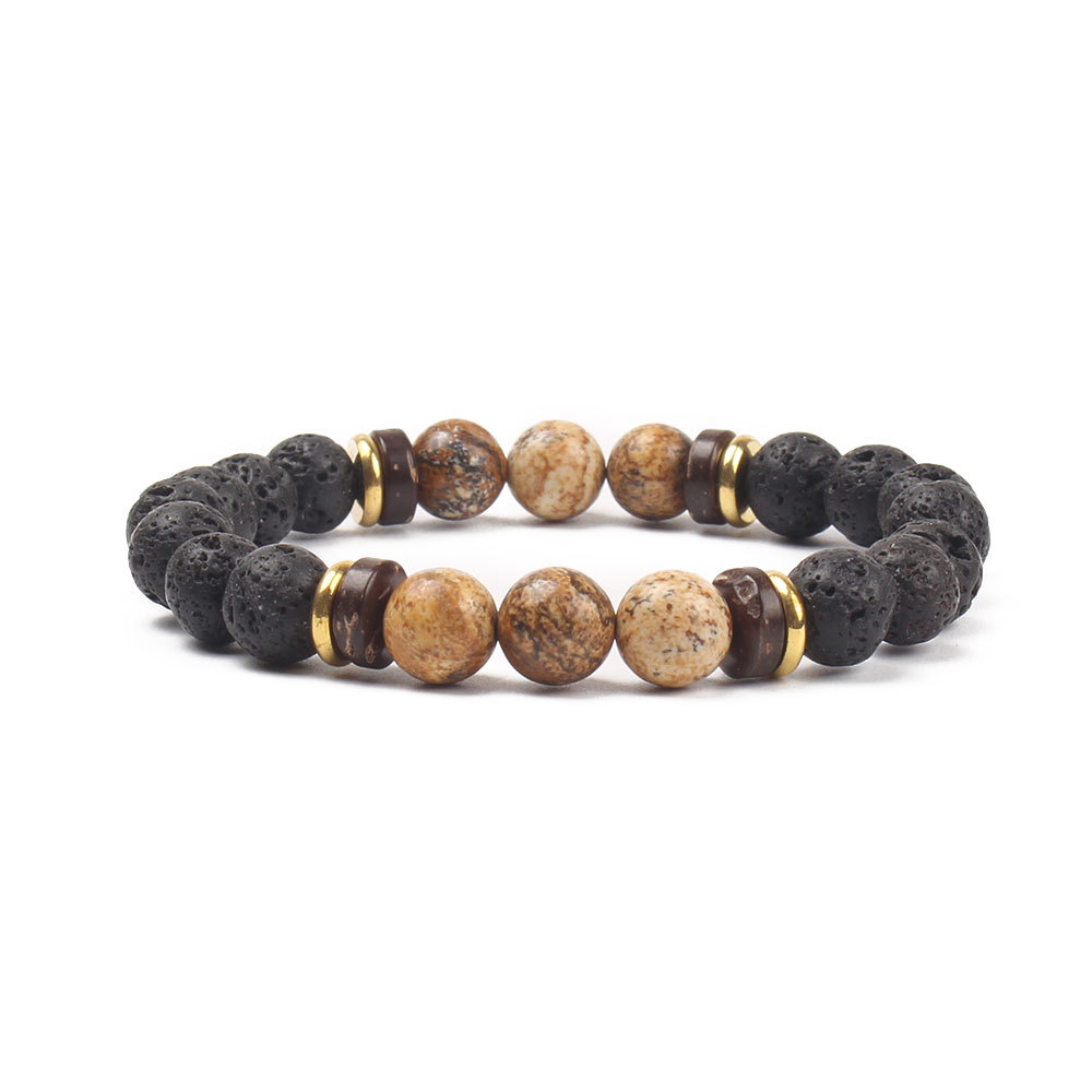 Natural Stone Fashion Geometric bracelet  B6267A NHGW0245B6267Apicture5