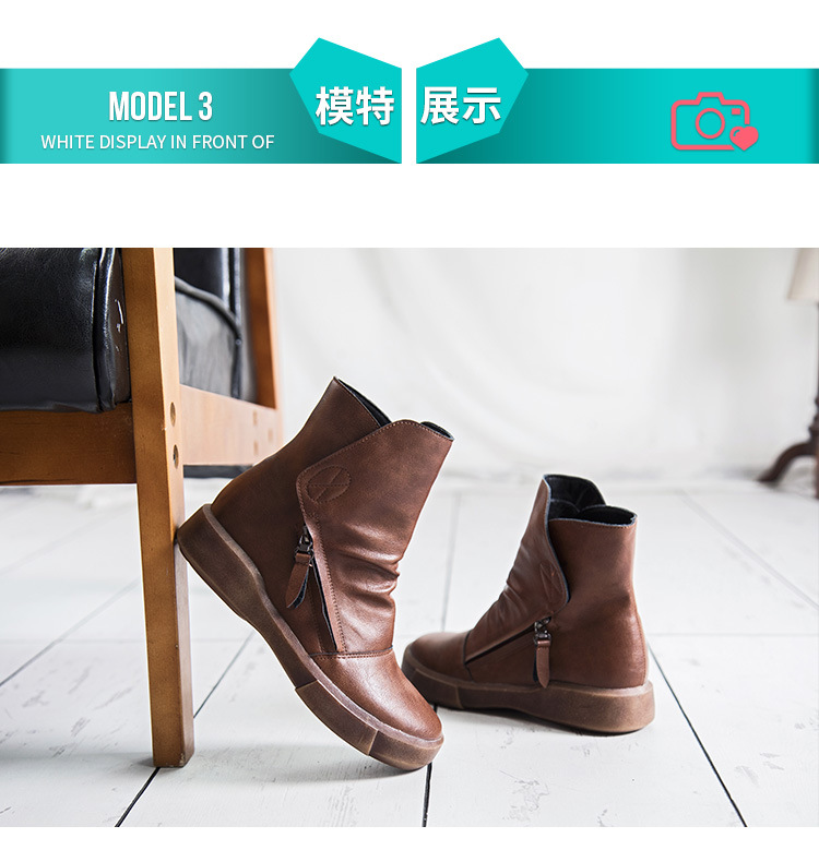 Bottes femme en PU artificiel - Ref 3355246 Image 11