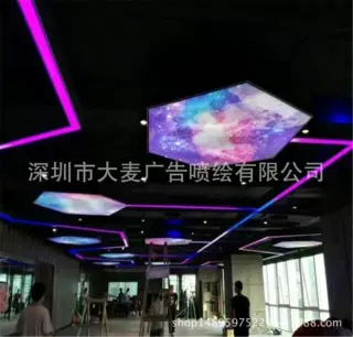 深圳大型喷绘工厂进口UV喷绘灯片喷绘灯箱片喷绘广告制作大麦广告
