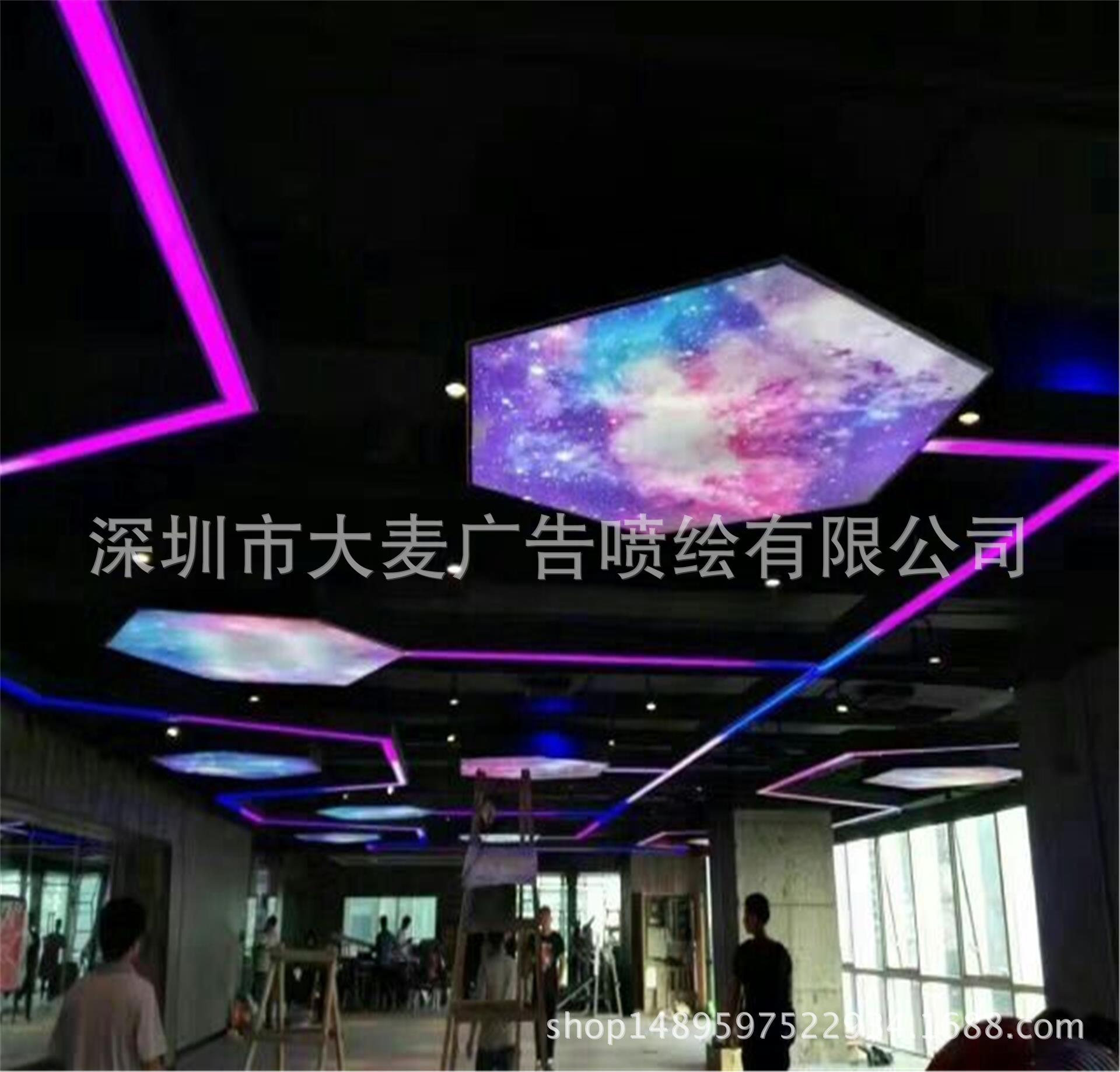 深圳大型喷绘工厂 进口UV喷绘  灯箱片喷绘广告制作大麦广告