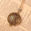 Fashionable magnifying glass, retro necklace, pendant, accessory, European style, wholesale