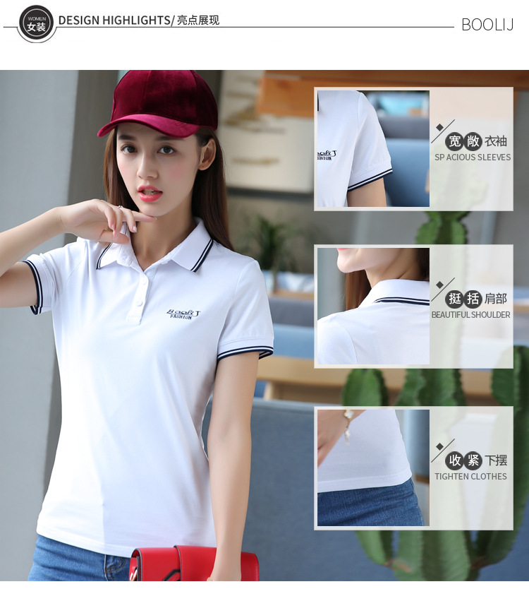 T shirt femme BAO LIQI en Cadre de traction en coton - Ref 3315126 Image 14