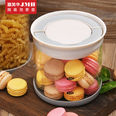 Jia Meihua Manufactor wholesale Tea pot Glass jar Storage tank Pyrex Canister originality scented tea Jar